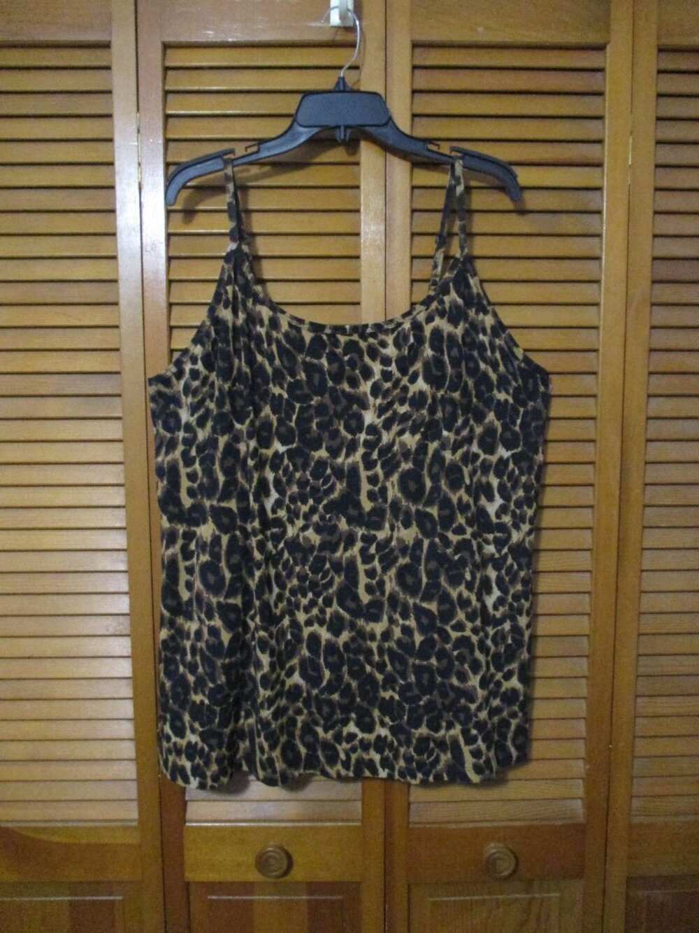 Jessica London tank top soft & stretchy animal print size 22